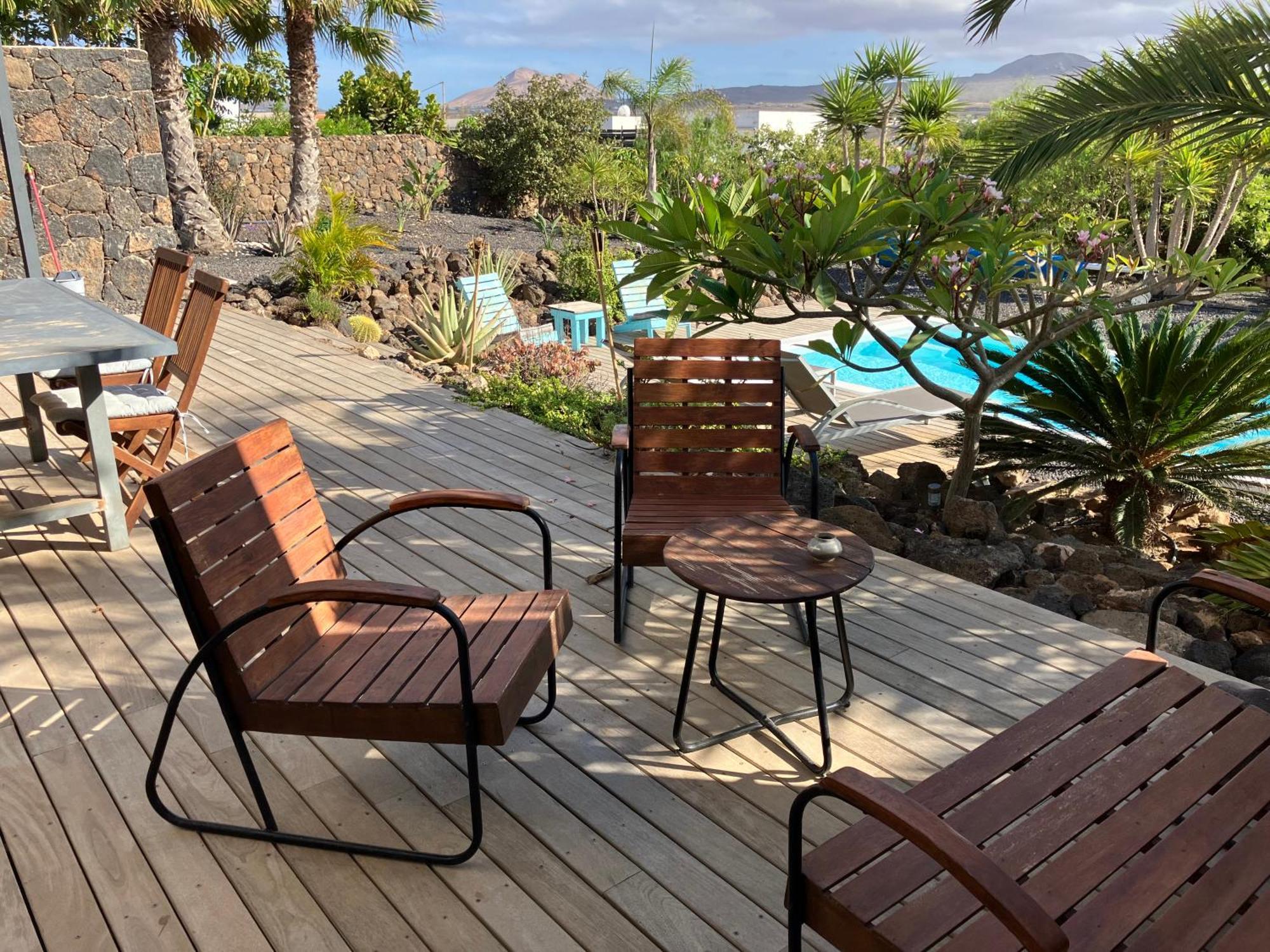 Majanicho Rock - Villa With Heated Pool ラハレス エクステリア 写真