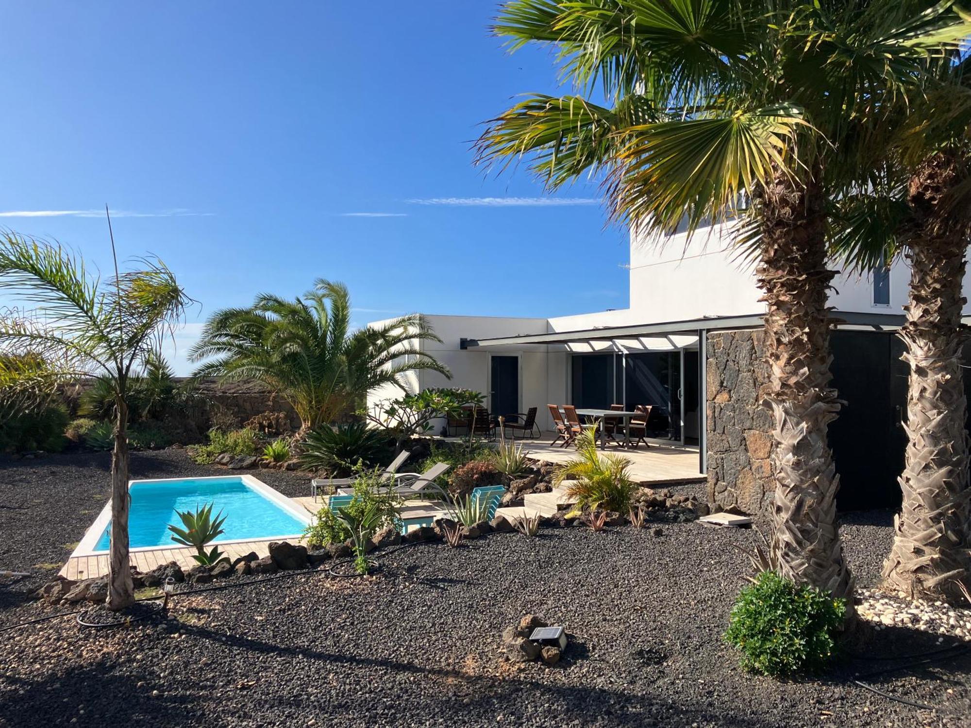 Majanicho Rock - Villa With Heated Pool ラハレス エクステリア 写真