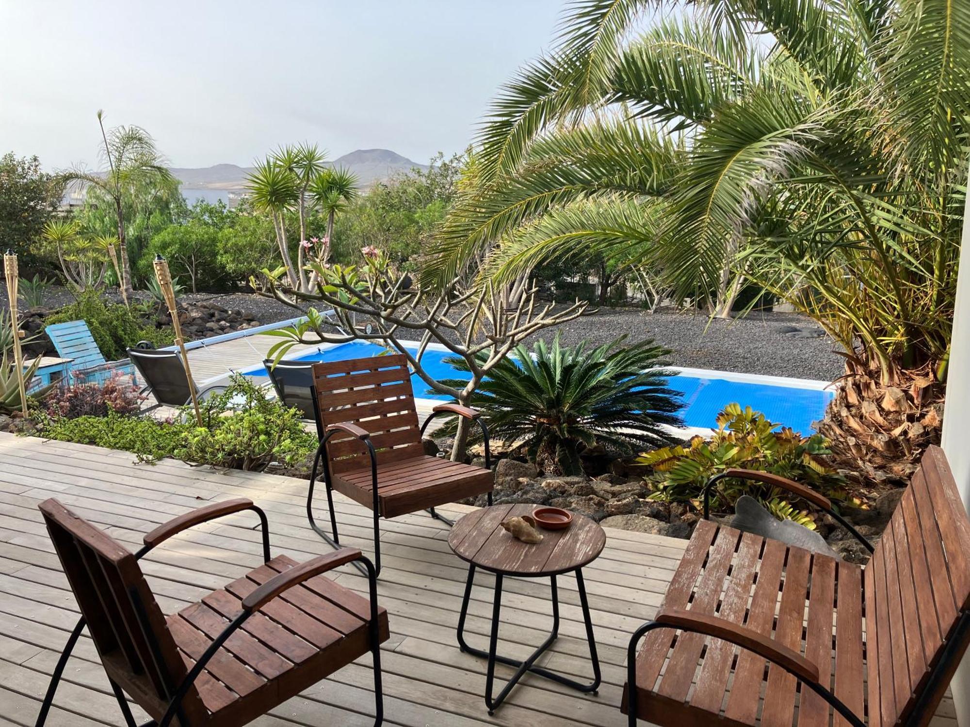 Majanicho Rock - Villa With Heated Pool ラハレス エクステリア 写真